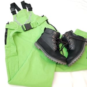 Billy Eilish vibes|Neon Overalls